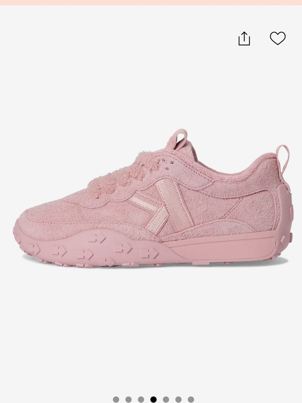 Kate Spade New York K As In Kate Pink Suede Runner Sneakers 8 - Picture 3 of 14
